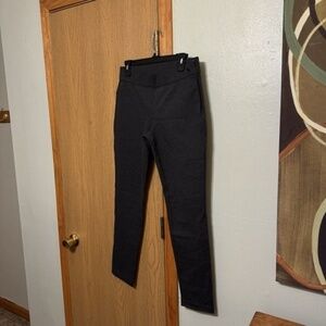Eddie Bauer NWT Size 6 Solid Gray Ponte Skinny Leg Pants w/Side Zipper